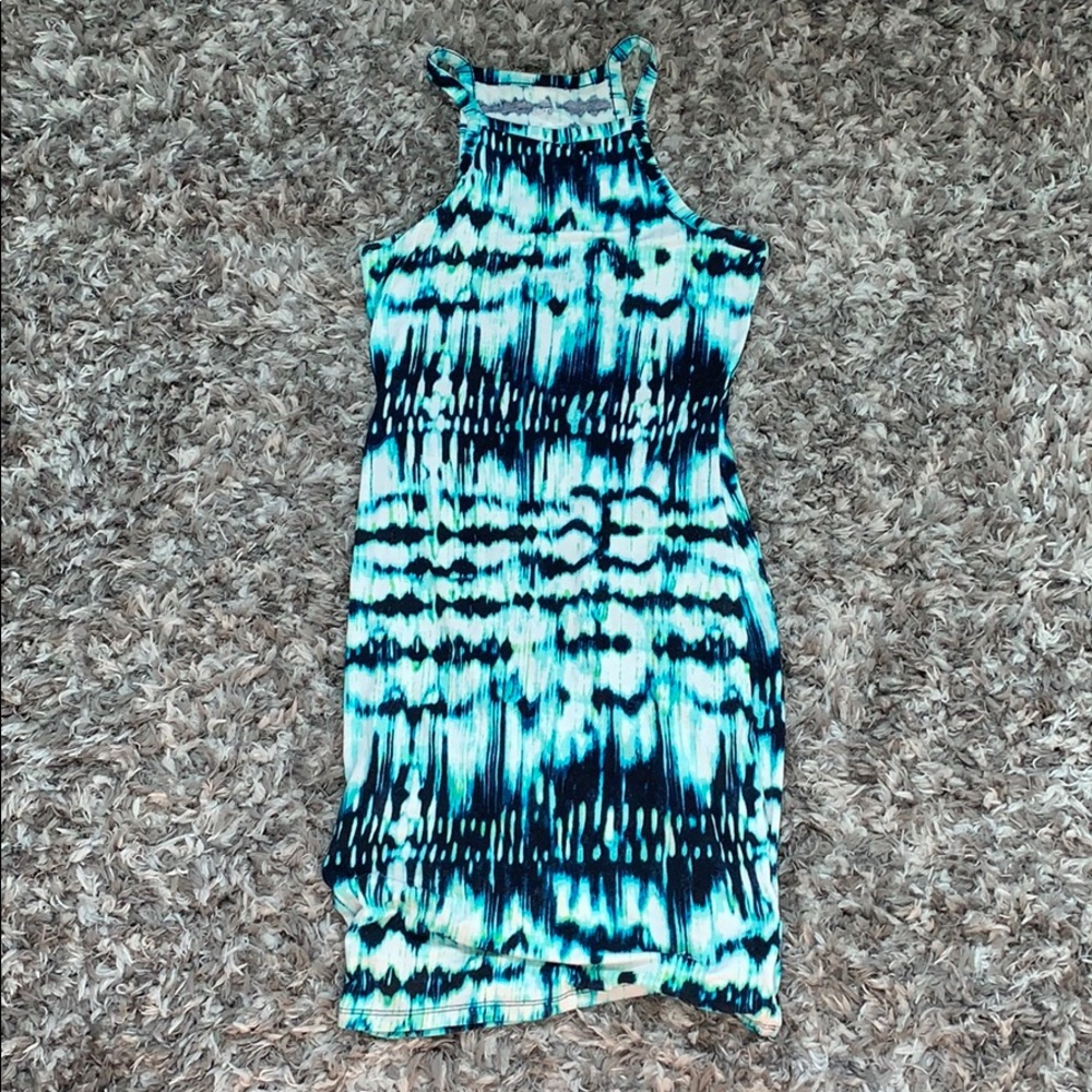 Tie-dye beautiful dress